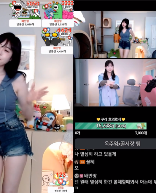 韩国 AfreecaTV BJ顾列（BJ꿀혜）2024年7月直播热舞视频合集下载【24V/3.7G】